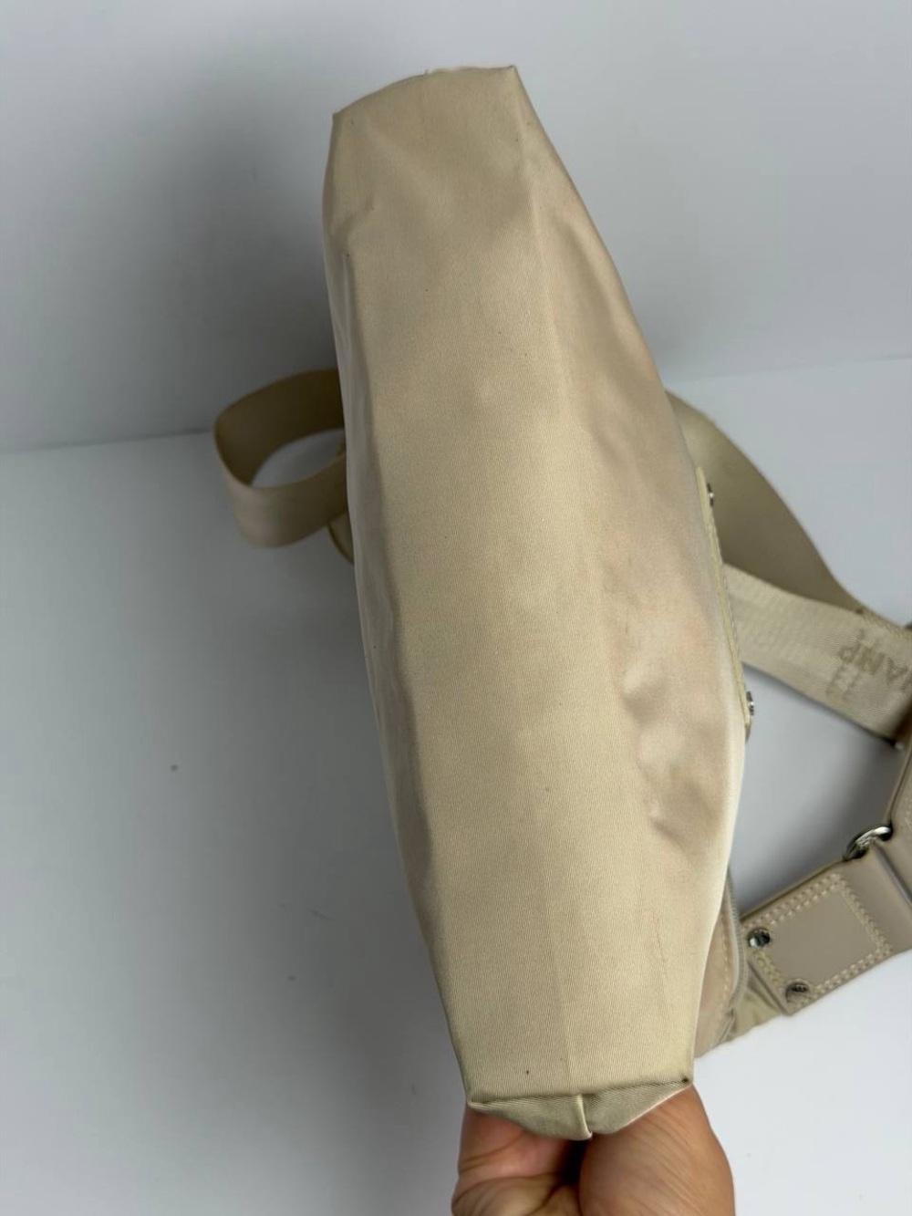 Longchamp Beige Nylon Crossbody Bag - Picture 8 of 11
